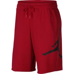 NIKE Men's Jordan Jumpman Air Fleece Shorts Red X-LARGE NWT